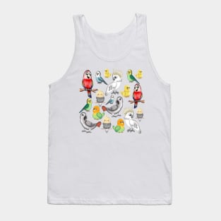 Flock of birds Tank Top